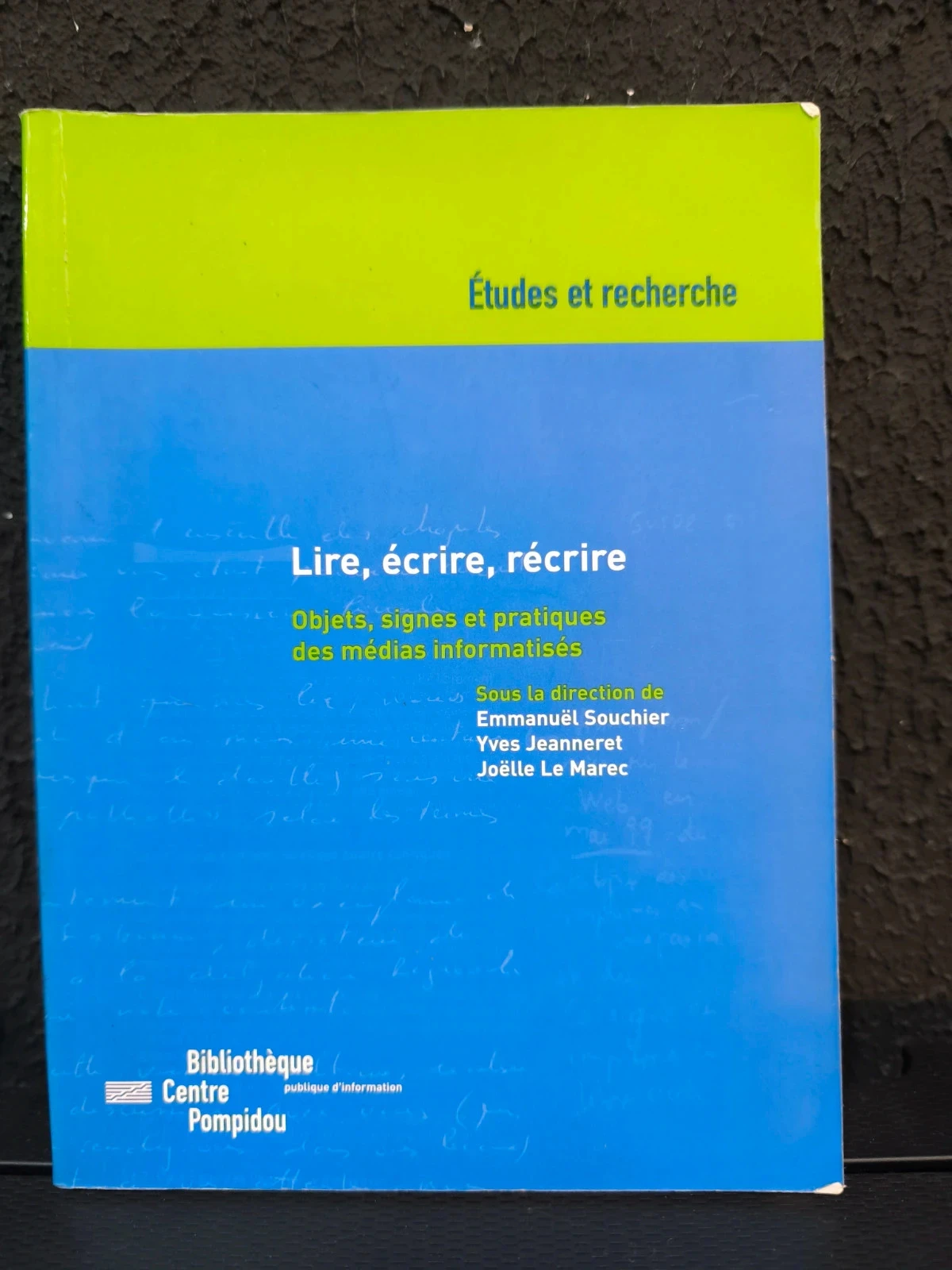 Lire, écrire,récrire